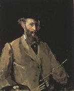 Self-Portrait with Palette, Edouard Manet